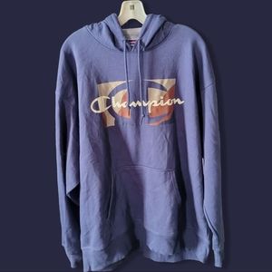 Men's 2XL Blue Champion Sweatshirt Hoodie Super Soft Like NEW!